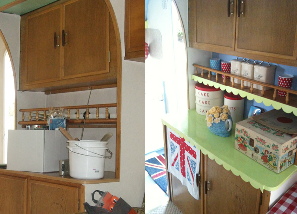 Gracie Wheels Vintage Caravan Dresser