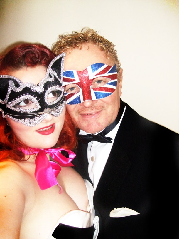 kitten and richard von mew in masks