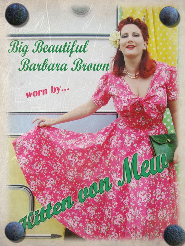 repro vintage dress kitten von mew