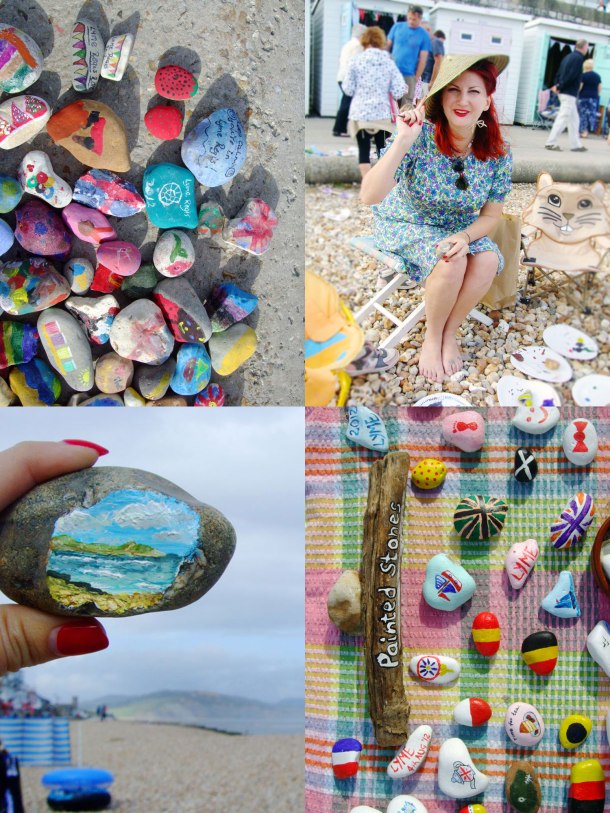 lyme-regis-painted-beach-stones