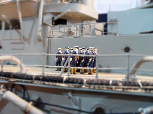 model navy ship