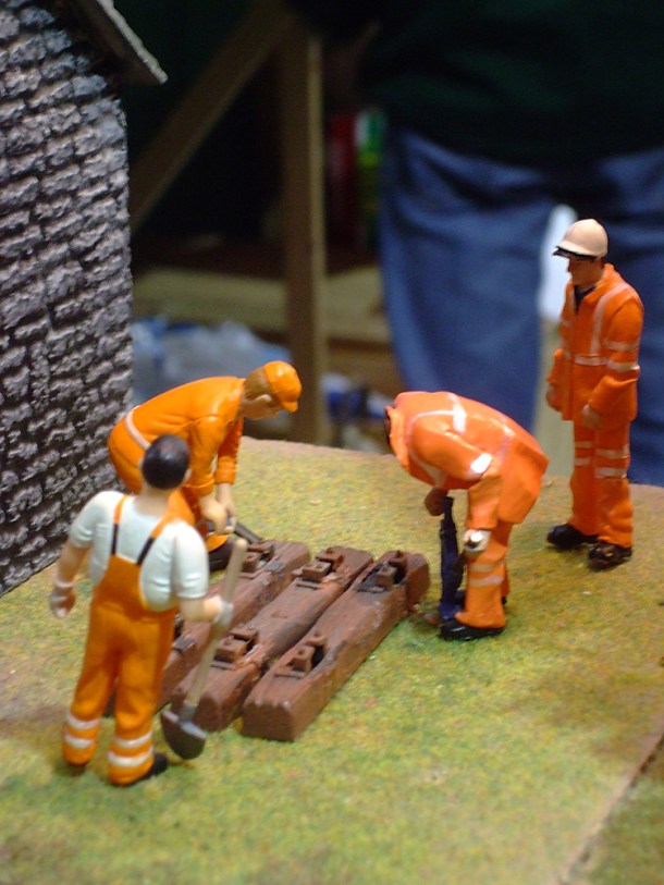 headless miniature railway figure