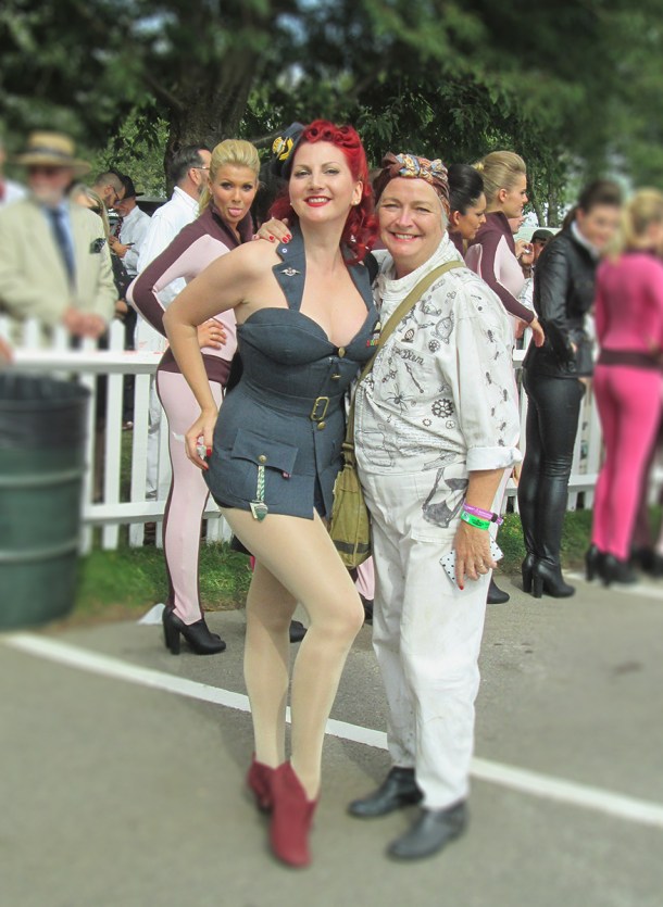 sue and kitten goodwood 2014