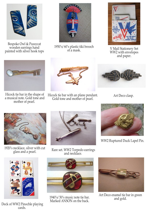 stolen vintage jewellery and items