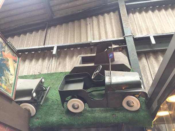 WW2 Peddle Cars and Tank