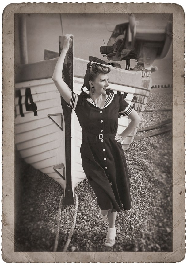 miss bamboo sailor dress
